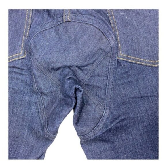 Ryb Ride Your Bike Womens Indigo Denim Jean Dark Wash Cycling Shorts US 26 - Picture 11 of 14